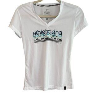 Women's Athletic DNA Tennis Performance V-neck Shirt Size Extra‎ Small